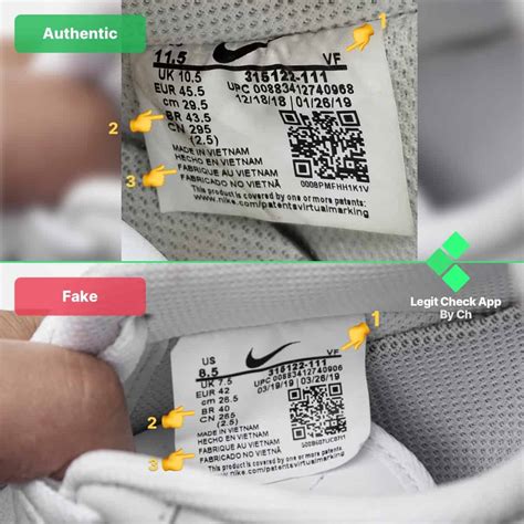 how to tell if nikes are fake|nike legit check code.